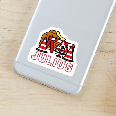 Sticker Julius Road Construction Gift package Image