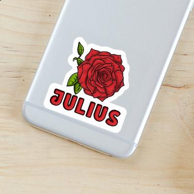 Rosenblüte Sticker Julius Laptop Image