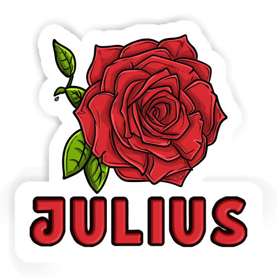 Rosenblüte Sticker Julius Notebook Image