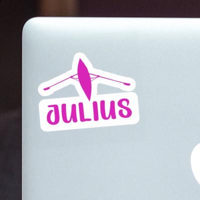 Julius Sticker Rowboat Laptop Image