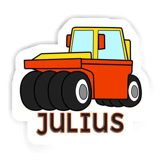 Wheel Roller Sticker Julius Laptop Image