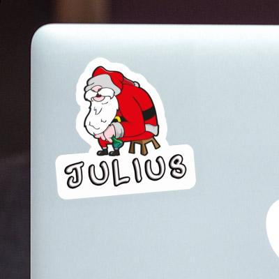 Aufkleber Julius Weihnachtsmann Laptop Image