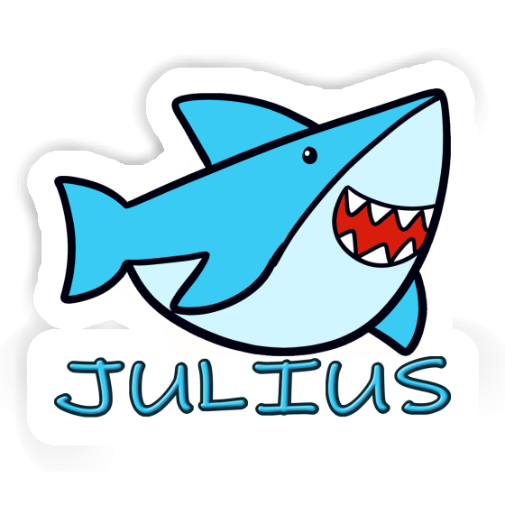 Shark Sticker Julius Notebook Image