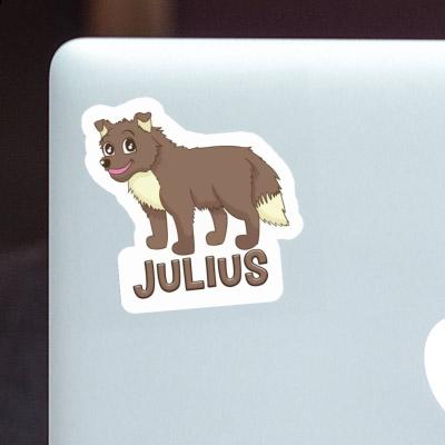 Sticker Sheepdog Julius Notebook Image