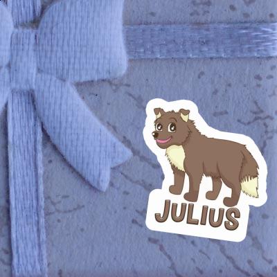 Sticker Sheepdog Julius Notebook Image