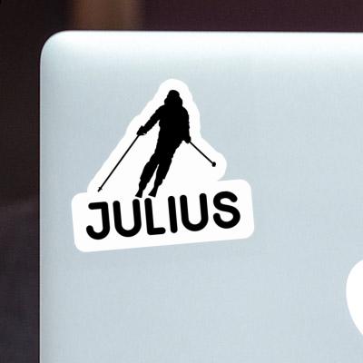 Julius Sticker Skier Image