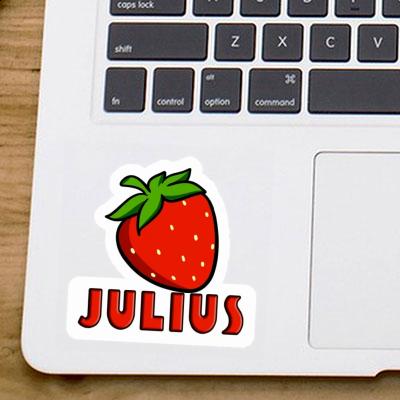 Sticker Strawberry Julius Gift package Image