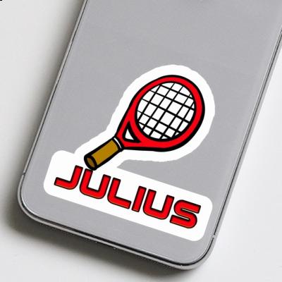 Autocollant Julius Raquette de tennis Notebook Image