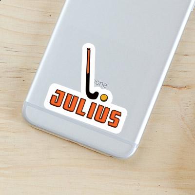 Sticker Floorball Stick Julius Laptop Image