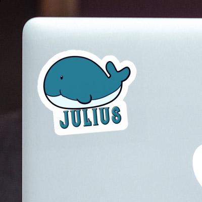 Sticker Whale Fish Julius Notebook Image