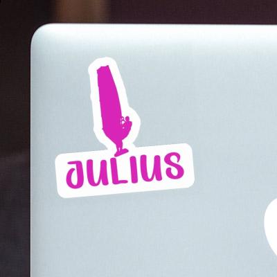 Sticker Julius Windsurfer Notebook Image