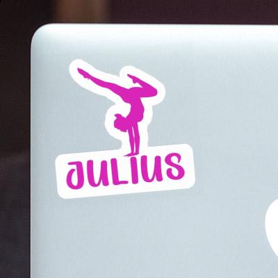 Julius Sticker Yoga Woman Image