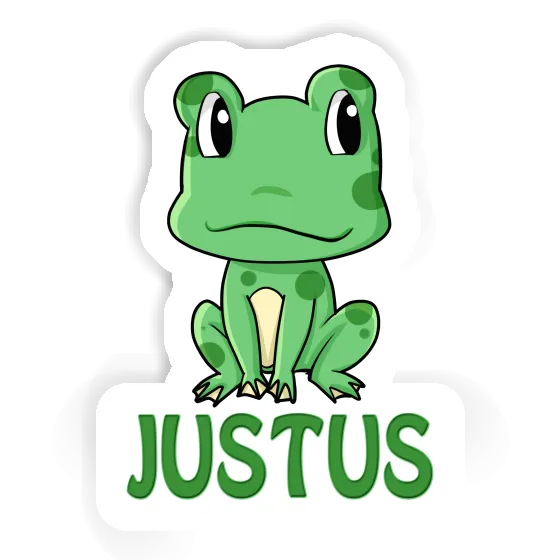 Frosch Sticker Justus