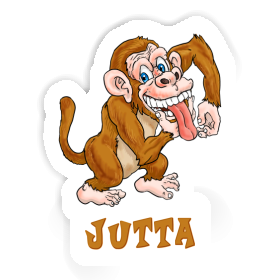 Sticker Gorilla Jutta Image