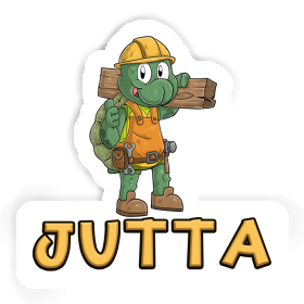 Jutta Sticker Construction worker Image