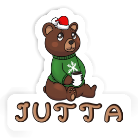 Sticker Jutta Christmas Bear Image