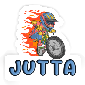 Biker Sticker Jutta Image