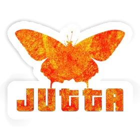 Sticker Jutta Butterfly Image