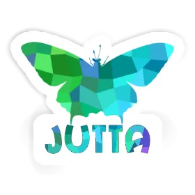 Sticker Jutta Butterfly Image