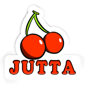 Jutta Sticker Cherry Image