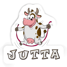 Fitness Cow Sticker Jutta Image