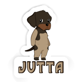 Sticker German Wirehaired Jutta Image