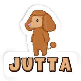 Poodle Sticker Jutta Image