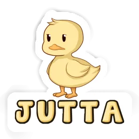 Sticker Jutta Duck Image