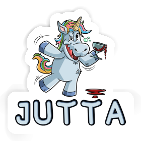 Sticker Unicorn Jutta Image