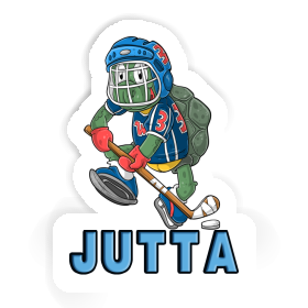 Ice-Hockey Player Sticker Jutta Image