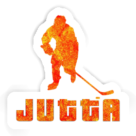 Jutta Sticker Hockey Player Image