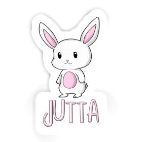 Autocollant Lapin Jutta Image