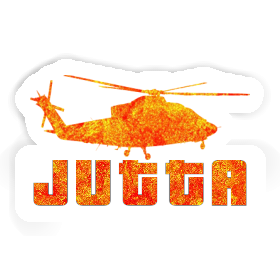 Jutta Sticker Helicopter Image