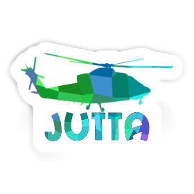 Jutta Sticker Helicopter Image