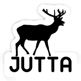 Sticker Deer Jutta Image