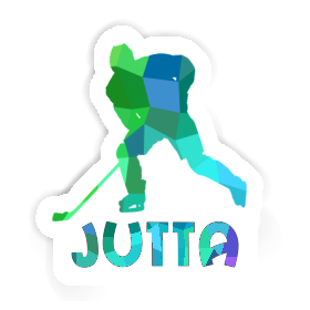 Jutta Sticker Hockey Player Image