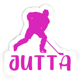 Sticker Jutta Hockey Player Image