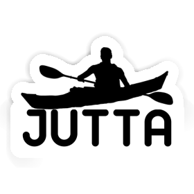 Jutta Sticker Kayaker Image