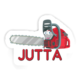 Jutta Sticker Chainsaw Image