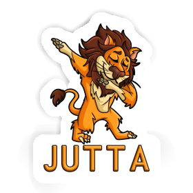 Sticker Jutta Lion Image