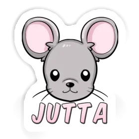 Sticker Jutta Mousehead Image