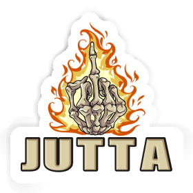 Sticker Jutta Middlefinger Image