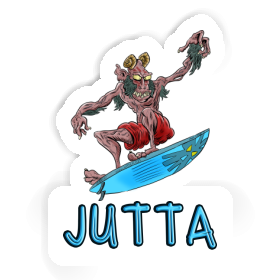 Jutta Sticker Surfer Image