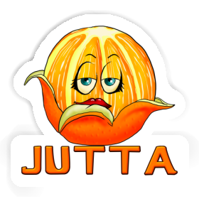 Jutta Sticker Orange Image