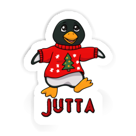 Sticker Jutta Christmas Penguin Image