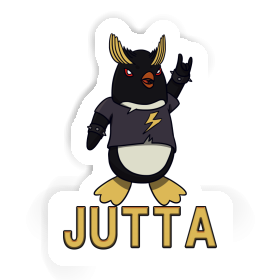 Rocking Penguin Sticker Jutta Image