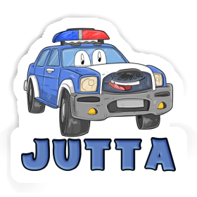 Jutta Sticker Police Car Image