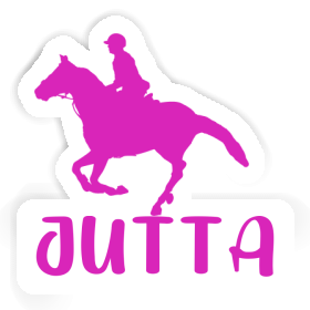 Sticker Horse Rider Jutta Image