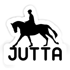 Horse Rider Sticker Jutta Image