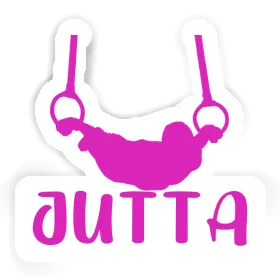 Sticker Ring gymnast Jutta Image